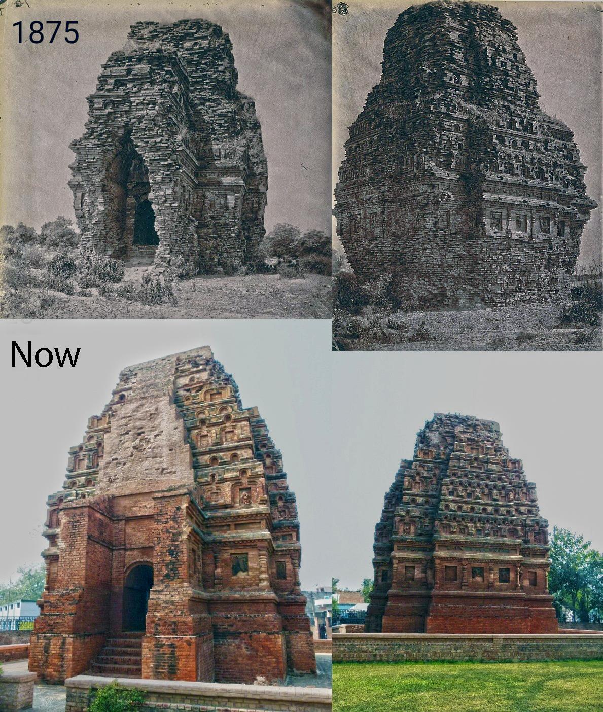 Bhitargaon Temple, Gupta period, terracotta Hindu shrine, ancient temple architecture, terracotta panels, Kanpur, Uttar Pradesh, Banjara Kanpuriya